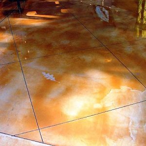 Acid with leaf imprint Acid with leaf imprint